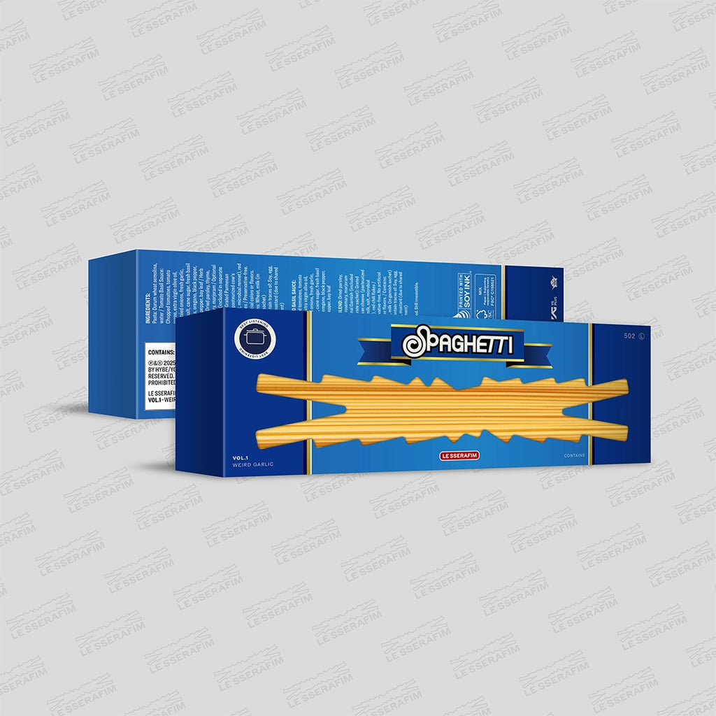 1st Single 'Spaghetti' (WEIRD GARLIC CD Single) - LE SSERAFIM - platenzaak.nl