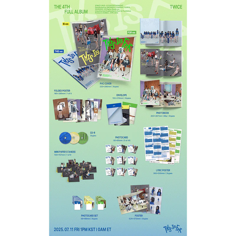 THIS IS FOR (FOR Version) (CD) - TWICE | Platenzaak.nl