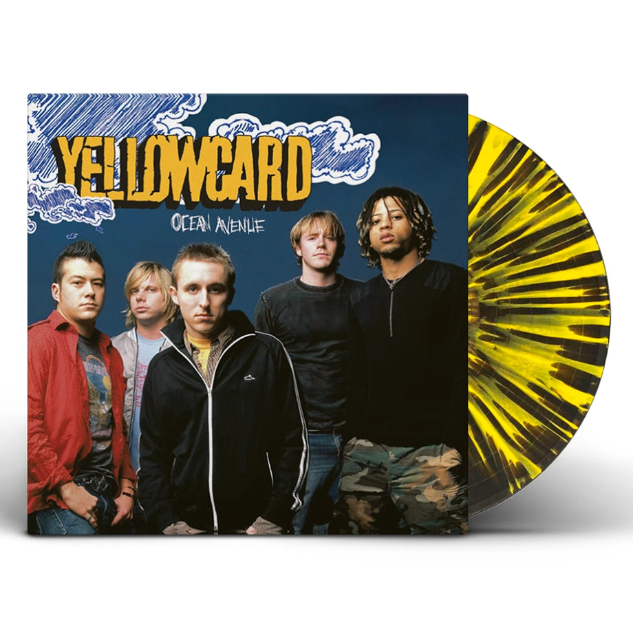 Ocean Avenue (Canary Yellow with Black Splatter LP) - Yellow card