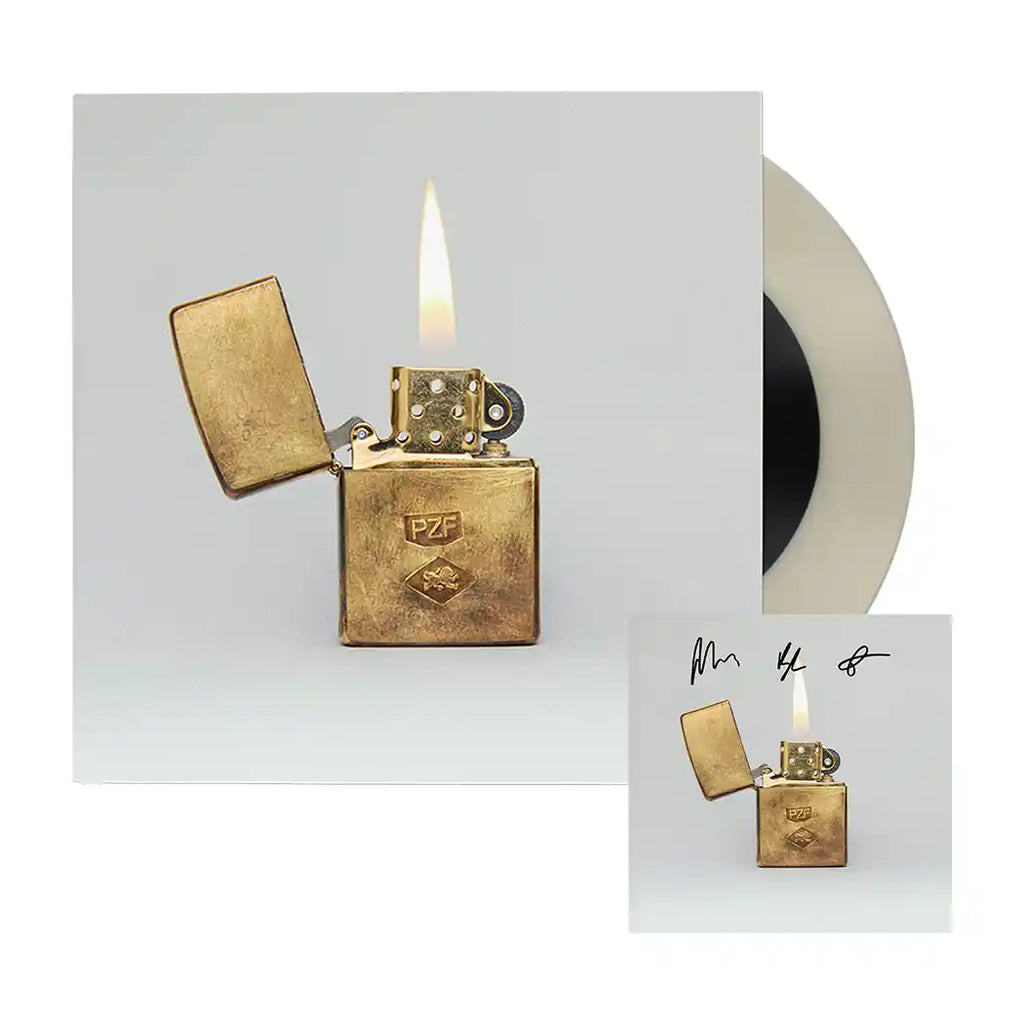 Prizefighter: 'Clover' Black On Clear Vinyl + Signed Artcard - Mumford & Sons - platenzaak.nl