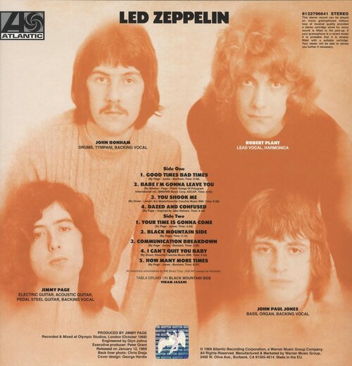 Led Zeppelin I (LP) - Led Zeppelin | Platenzaak.nl
