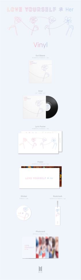 LOVE YOURSELF ? 'Her' (LP) - BTS | Platenzaak.nl