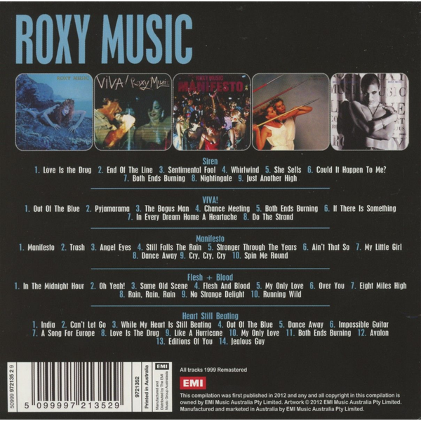 Album Set (5CD) - Roxy Music | Platenzaak.nl